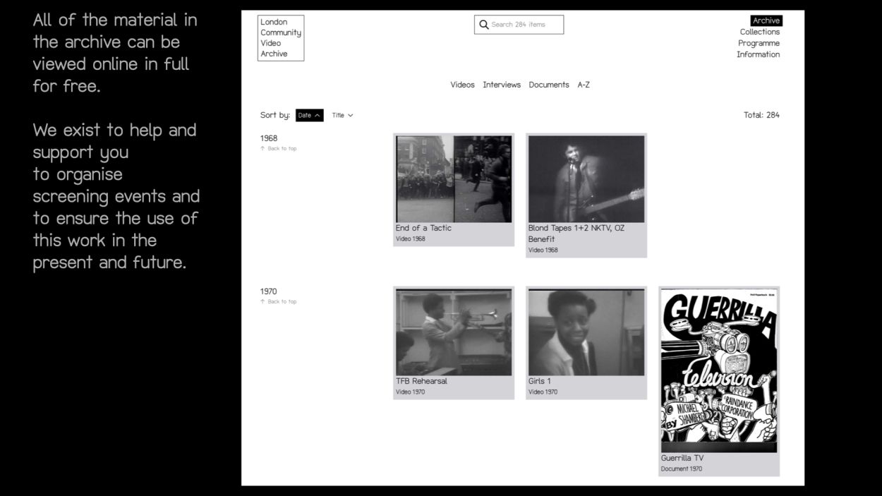 Slide Image from Making Films Together: The London Community Video Archive and Film Flamme Workshop.