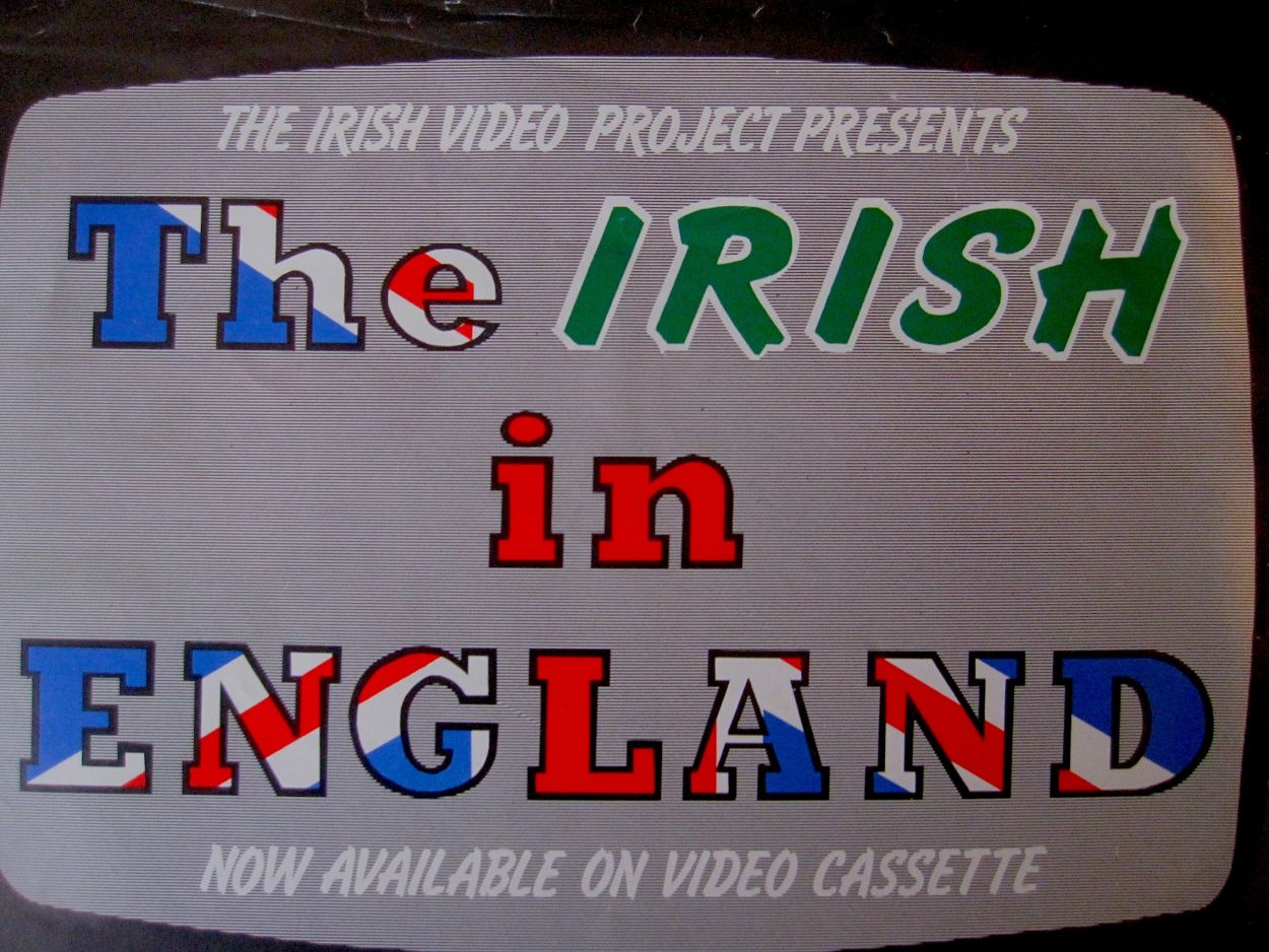 title card for The Irish in England.